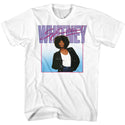 Whitney Houston - So Emotional logo White Short Sleeve Adult T-Shirt Officially Licensed Clothing and Apparel from Coastline Mall.