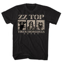 ZZ Top - ZZ Top Logo Black Adult Short Sleeve T-Shirt tee - Coastline Mall