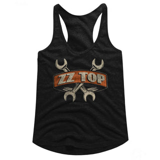 ZZ Top-Wrenches-Black Ladies Racerback - Coastline Mall