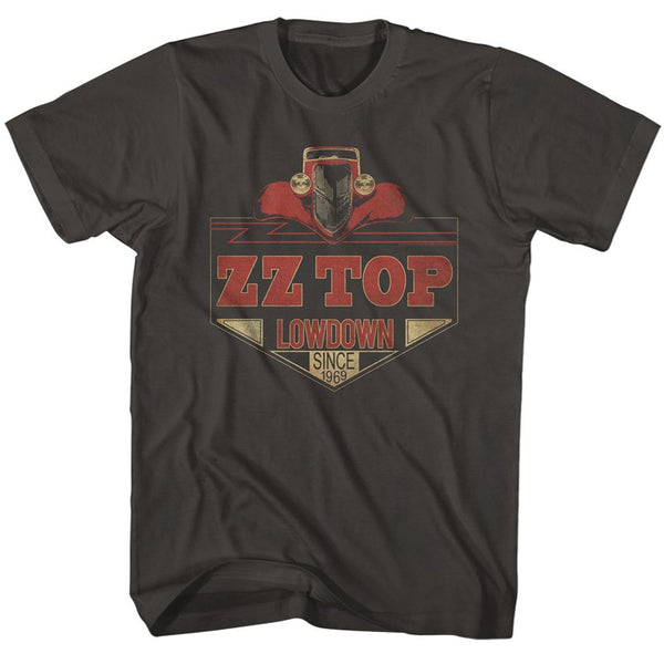 ZZ Top-Lowdown-Smoke Adult S/S Tshirt - Coastline Mall