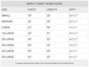 Adult Short Sleeve T-Shirt Size Chart - Coastline Mall